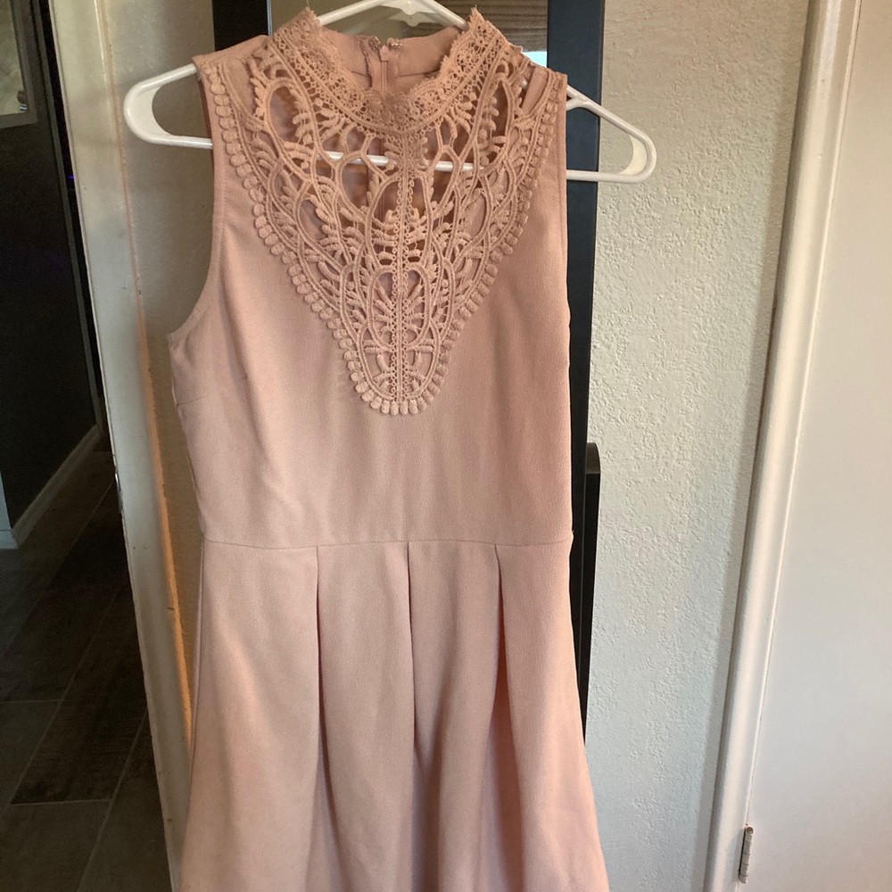 Peach dress